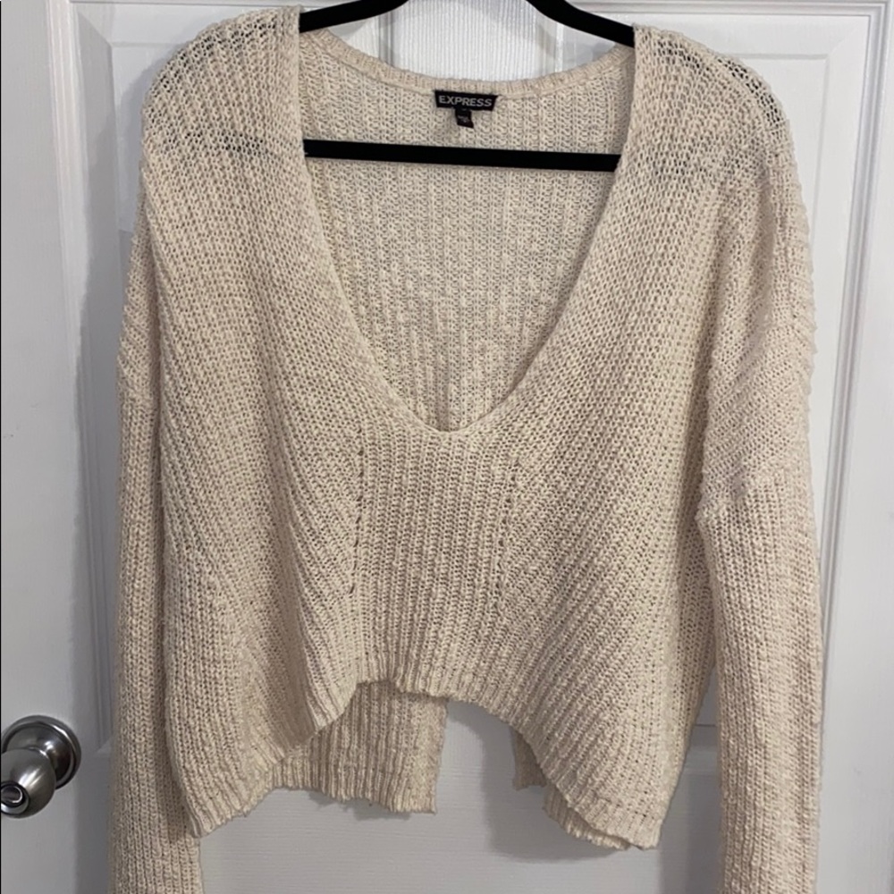 Cropped sweater